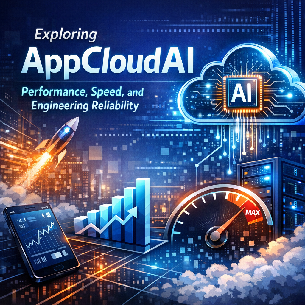 Graph illustrating the performance improvements of AppCloudAI in cloud computing environments.