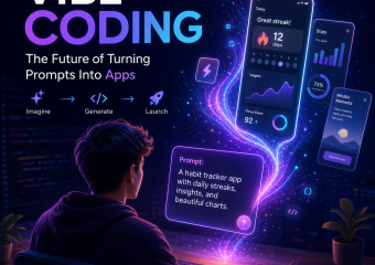 Illustration of Vibe Coding: The Future of Turning Prompts Into Apps