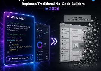 Illustration of Why AppCloudAI’s Vibe Coding Replaces Traditional No-Code Builders in 2026