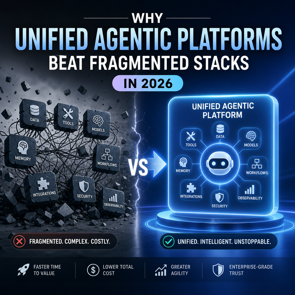 Illustration of Why Unified Agentic Platforms Beat Fragmented Stacks in 2026